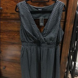 Black with White Polka Dot dress
